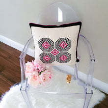 BLOSSOM Hand-embroidered Pillow (Boho)