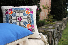 MARIA DEL ALMA Hand-Embroidered Pillow (Chula)