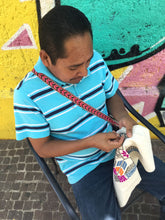 Hand-Embroidered Pillow MARIA DEL ALMA (coqueta)
