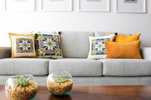 Hand-Embroidered Pillow MARITA (Breeze)