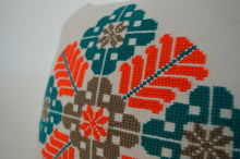 CINQ FLEURS Hand-embroidered Pillow (Citrus)