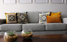 Hand-Embroidered Pillow MARIA BONITA  (Breeze)