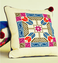 MARIA DEL ALMA Hand-Embroidered Pillow (Chula)