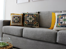 Hand-Embroidered Pillow MARIA DEL ALMA  (Breeze)