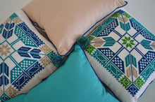 Hand-Embroidered Pillow MARIA DEL ALMA (cielito)